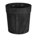 American Metalcraft PWBB4 Black Poplar Wood Box 4"