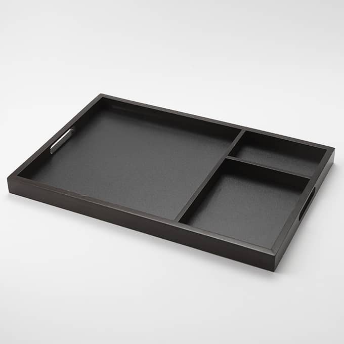 American Metalcraft RSTDB60 Securit Espresso Wood Chalkboard Tray