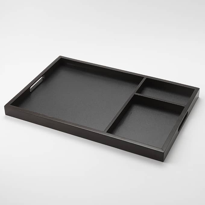 American Metalcraft RSTDB60 Securit Espresso Wood Chalkboard Tray American Metalcraft