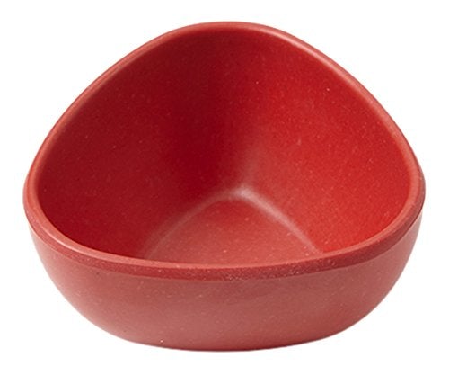 American Metalcraft TSCR15 Red Triangle Bamboo Fiber Sauce Cup 1.5 oz American Metalcraft