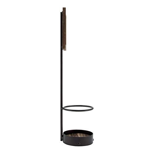 American Metalcraft WB-WR-1 17.25" x 4-1/10" 1 Bottle Display with Chalkboard American Metalcraft