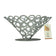 American Metalcraft WCW59 8.5" X 4.5" Silver Iron Basket