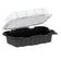 Anchor Packaging 4666916 1 Compartment Rectangular Black Container
