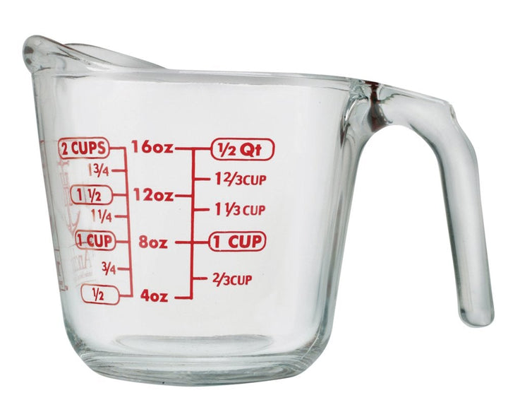 Anchor Hocking 55177-AH617 16 Oz Measuring Cup Red Anchor Hocking