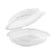 Anchor Packaging CL9911C 9 x 9 Hinged Square Clear Container 120/Case