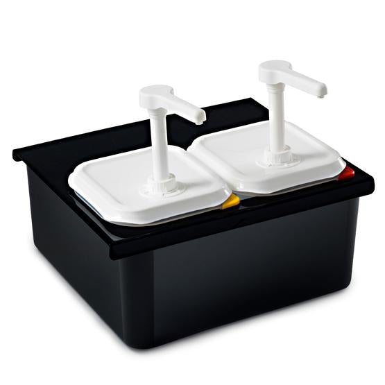Araven 01359 Sauce Dispenser Set Black Araven