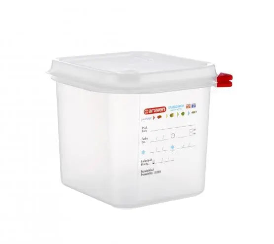 Araven 03025 2.7 Quart Square Translucent Airtight Container Araven