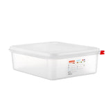 Araven 3033 1/2 Size 6.8 Quart 4" Food Pan with Airtight Lid