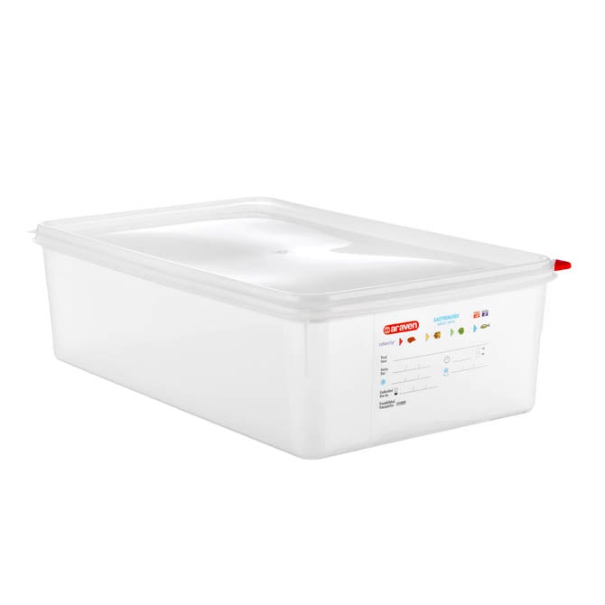Araven 3037 22.2 Qt Full Size Food Container With Lid Araven