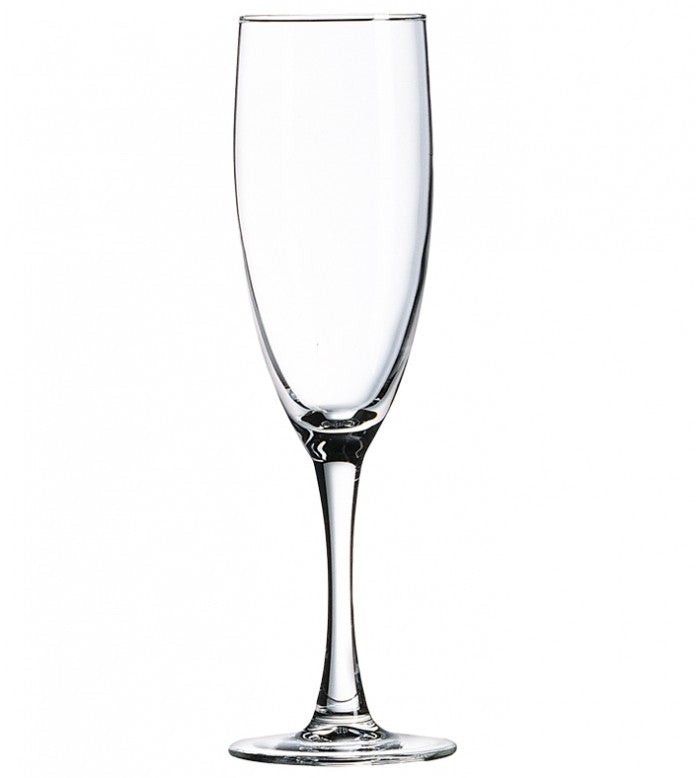 Arcoroc P8793 5.75 Oz Romeo Flute Wine Glass, 12/Case