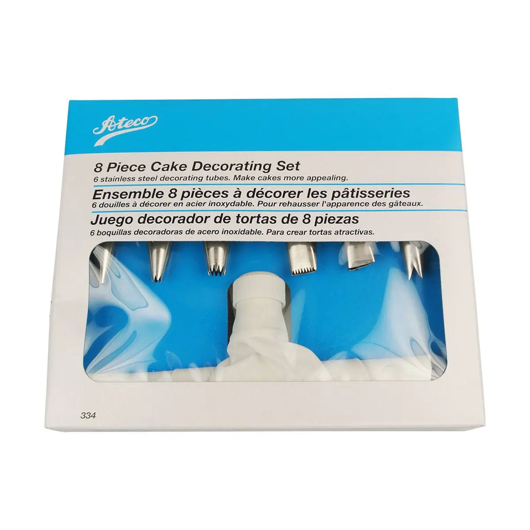 Ateco 334 8 Piece Pastry Decorating Kit Ateco