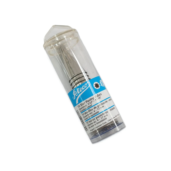 Ateco 810 10 Piece Plain Pastry Decorating Tip Set Ateco