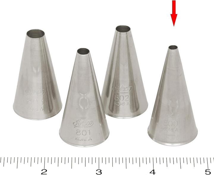 Ateco 800 SS Plain Pastry Decorating Tip 5/32"