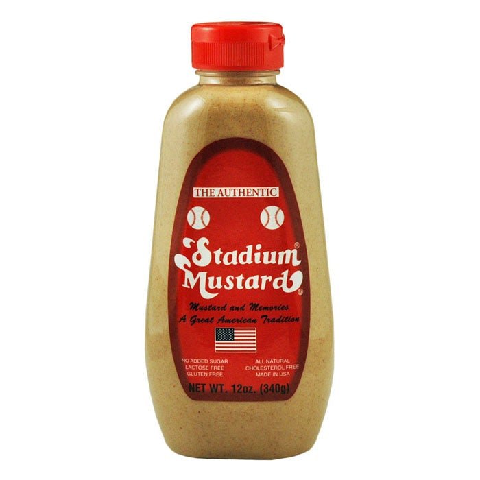 Authentic Stadium Mustard 12 Oz Squeeze Bottles