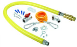 T&S Brass 48" Gas Hose Quick Disconnect Kit 1/2" NPT HG-4C-48K