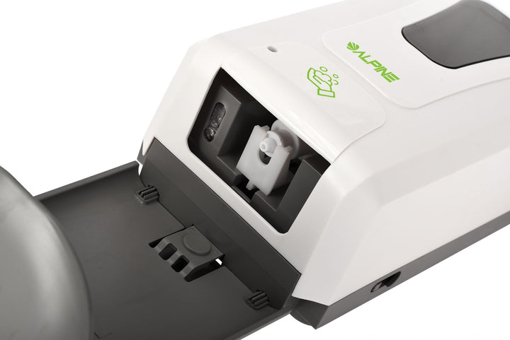 Alpine 430-F Automatic Hands-Free Foam Hand Sanitizer/Soap Dispenser, 1200 ML, White Alpine