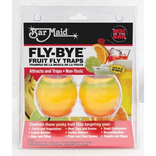 Bar Maid FLY-BYE Fly Bye Fruit Fly Trap 2/Pack