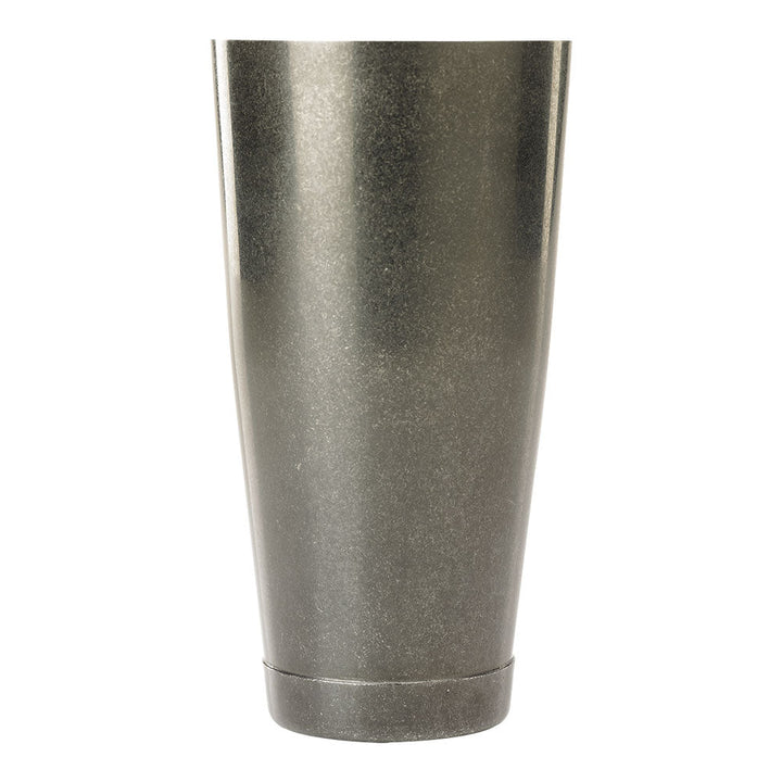 Barfly M37008VBK Vintage Black Stainless Steel Bar Shaker 28 oz 6/Case Barfly