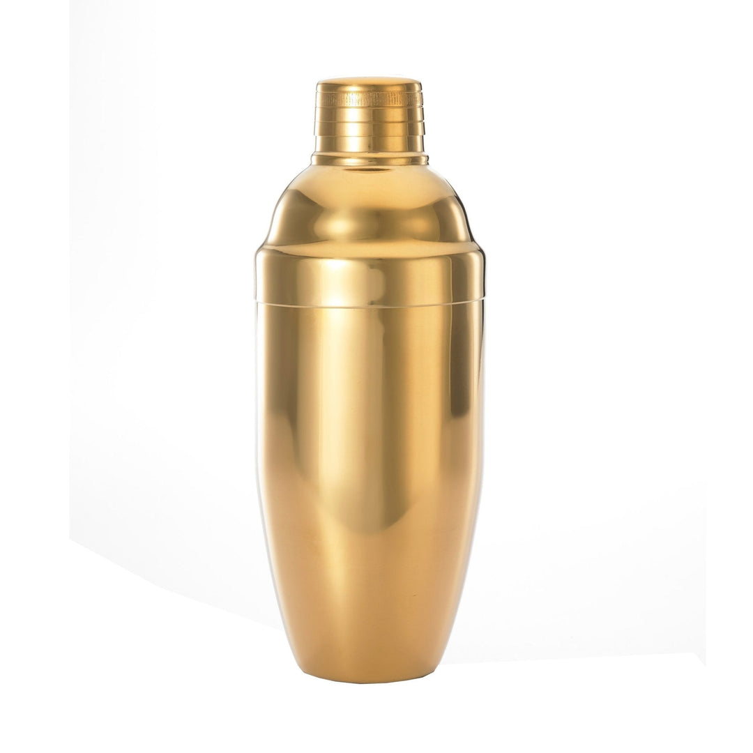 Barfly M37039GD Japanese Style Gold Plated 3 Piece Bar Shaker 24 oz 6/Case Barfly