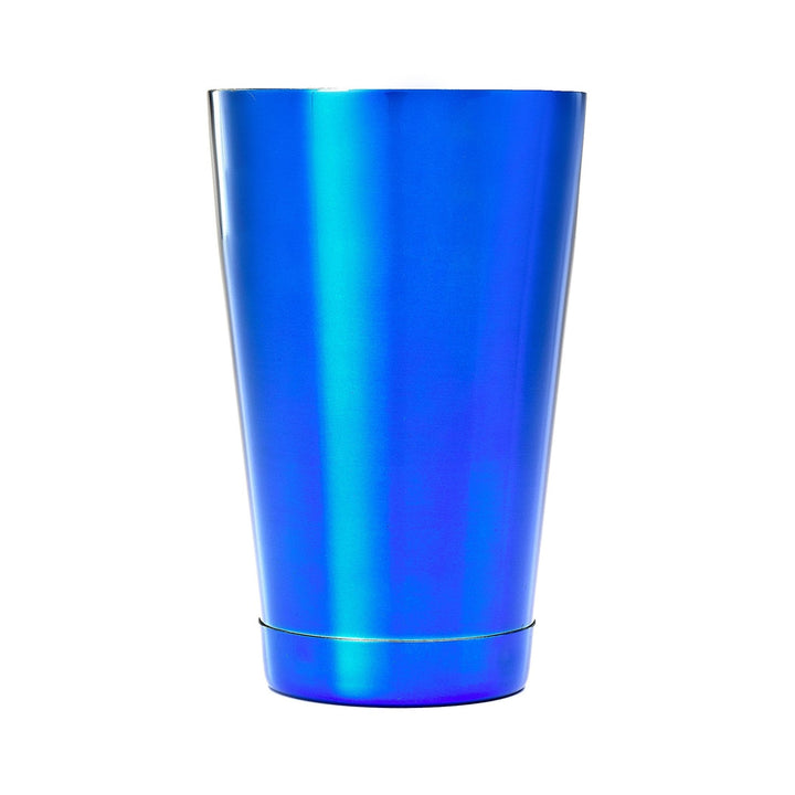 Barfly M37083BL Stainless Steel Blue Bar Shaker 18 oz 6/Case Barfly