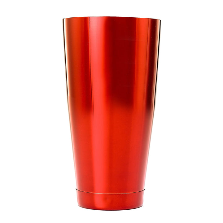 Barfly M37084RD Stainless Steel Red Bar Shaker 28 oz 6/Case Barfly