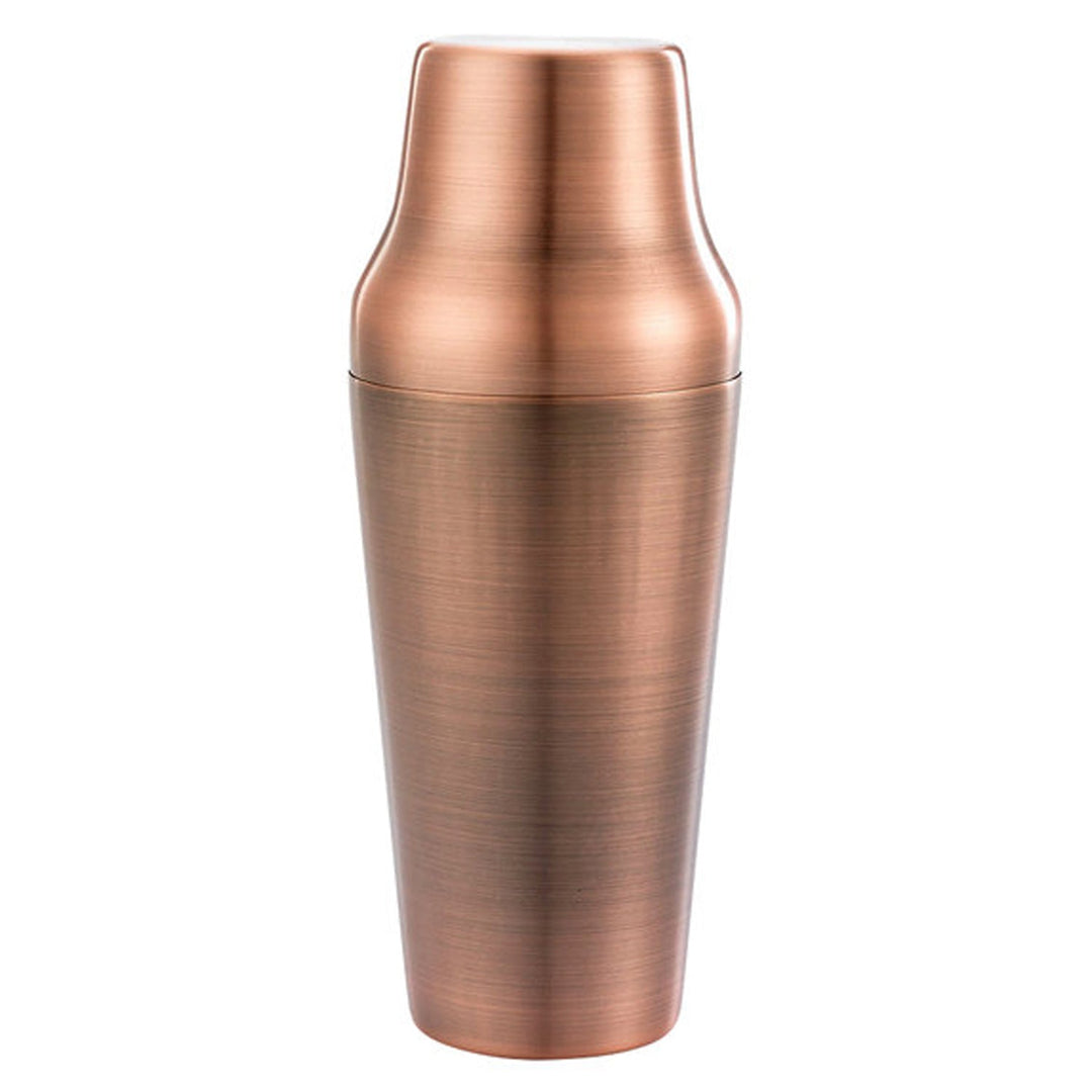 Barfly M37085ACP 2 Piece Parisienne Antique Copper Bar Shaker 24 oz 6/Case Barfly