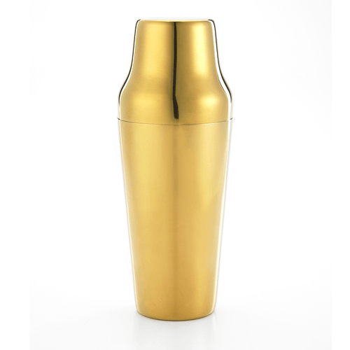 Barfly M37085GD Parisienne Gold Plated 2 Piece Bar Shaker 24 oz 6/Case Barfly