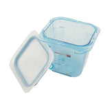 Araven 07798 1/6 Size Blue 6" Deep Food Pan
