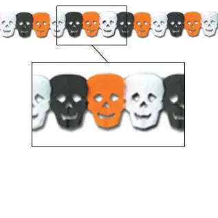 Beistle Skull Garland - 12" (01231) Beistle
