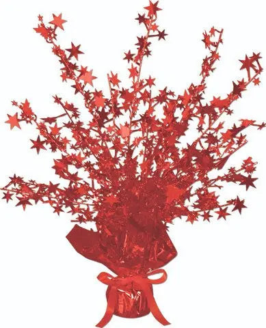 15" Red Star Gleam N Burst Centerpiece (50806-R)