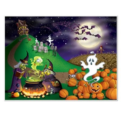 Beistle 00909 Halloween Insta-Mural 5' x 6' Beistle