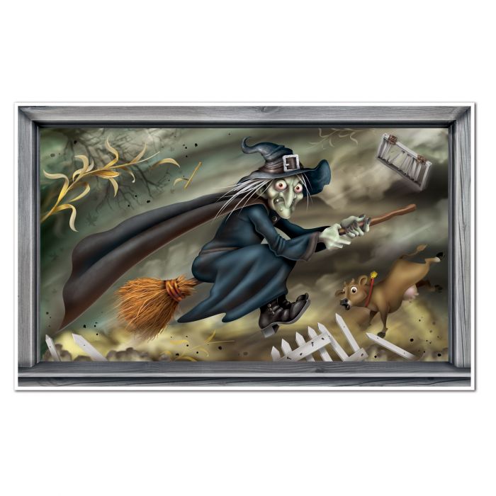 Beistle 00998 Flying Witch Insta-View Beistle
