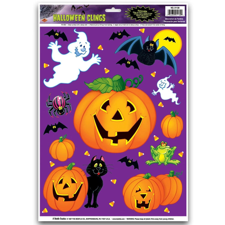Beistle 01130 Pumpkin Patch Clings Beistle