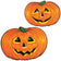 Beistle 01224 25" Jack-O-Lantern Cutout (1 Cutout/Face - Printed on Both Sides)
