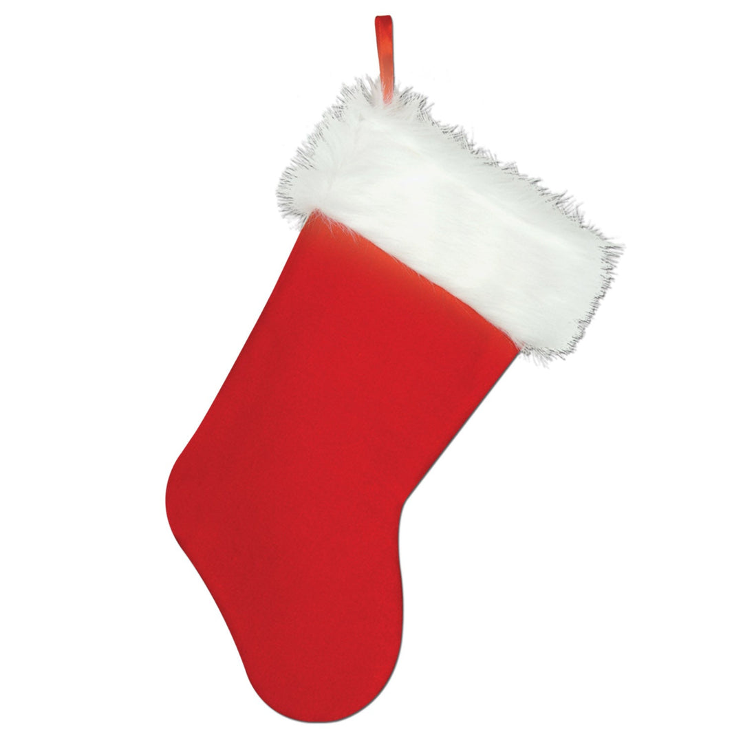 Beistle 20733 Plush Christmas Stocking 15" x 8.5"
