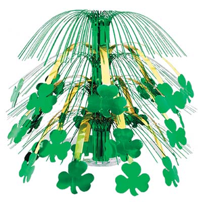 Beistle 30550 18" Shamrock Cascade Centerpiece