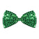 Beistle 30702 Green Glitz 'N Gleam Bow Tie 3" x 6.5"