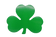 Beistle 33760-12 Printed Shamrock Cutout 12"