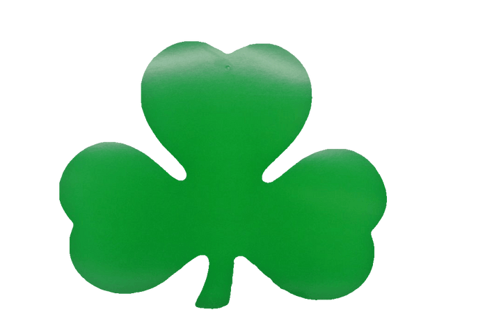 Beistle 33760-12 Printed Shamrock Cutout 12" Beistle