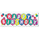 Beistle 50135 Happy Birthday Banner 5' x 21"ShopAtDean