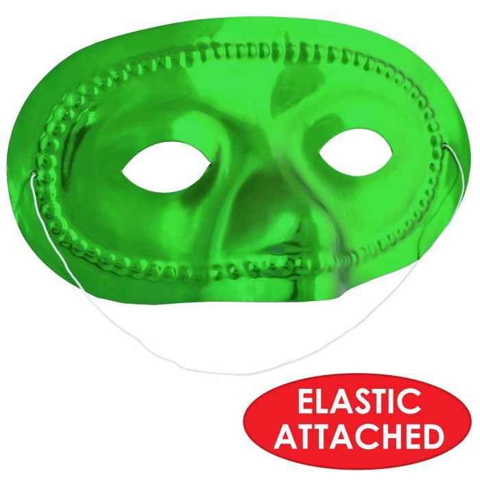 Beistle 50144 - GGP Metallic Mardi Gras Half MaskShopAtDean
