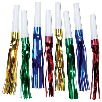 Beistle 50420 8 Count 6" Squawkers New Year's Eve Noisemakers