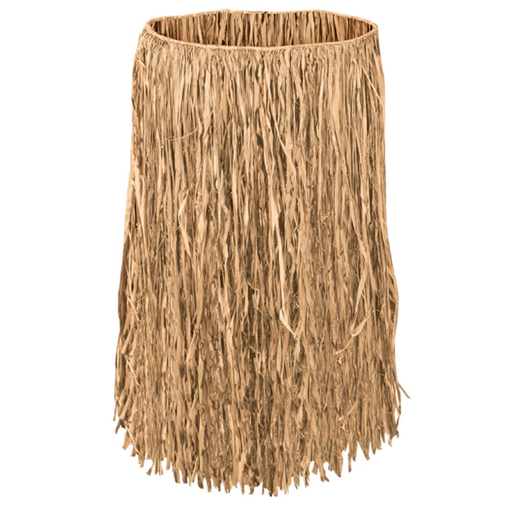 Beistle 50452 Deluxe Raffia Natural Hula Skirt 38" W 30"L Beistle