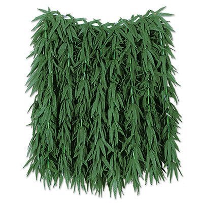 Beistle 50456 Tropical Fern Leaf Hula Skirt 36"W x 24"L Beistle