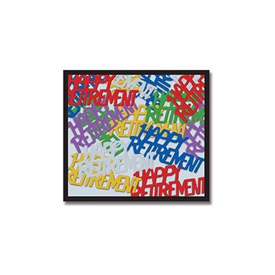 Beistle 50646-MC Fanci-Fetti "Happy Retirement" Multi-Color 1-Ounce 1-Pack Beistle