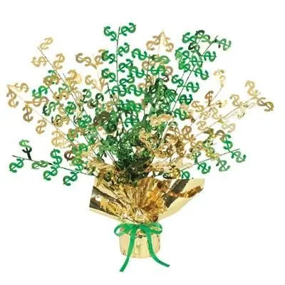 Beistle 50823 "$" Gleam 'N Burst Centerpiece 15" Beistle