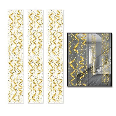 Beistle 52179 Serps and Confetti Party Panels 12" x 6' Beistle