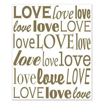 Beistle 53302  "Love" Insta-Mural Backdrop 5' x 6' Beistle