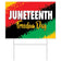 Beistle 53953 12" x 16" Plastic Juneteenth Yard Sign