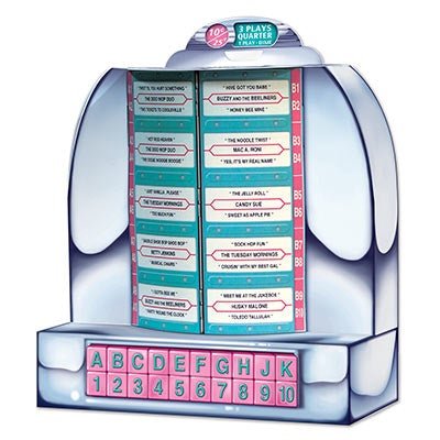 Beistle 54804 13.25" Tabletop Jukebox